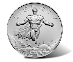 US Mint 2025 Superman 1 Ounce Silver Medal - obverse