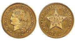 1879 Four-Dollar Gold Stella Proof-65