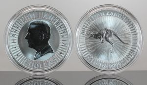 2025 Australian Kangaroo 1oz Silver Bullion Coins - Obverse and Reverse