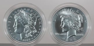 US Mint Sales: Morgan & Peace Dollars Drive Weekly Sales CoinNews photo 2025-P Uncirculated Morgan and Peace Silver Dollars