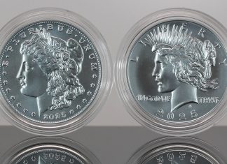 US Mint Sales: Morgan & Peace Dollars Drive Weekly Sales CoinNews photo 2025-P Uncirculated Morgan and Peace Silver Dollars