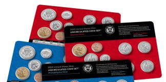 US Mint Sales: Silver Products Lead Week Ending Nov. 2 US Mint image 2025 Uncirculated Coin Set - both sides