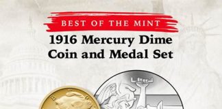 U.S. Mint Begins Countdown to America’s 250th Anniversary with Gold Mercury Dime and Silver Medal Set US Mint image 2026 Mercury Dime and Medal Set
