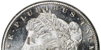 ‘Desert Find’ Hoard of Thirty-Five 1889-CC Morgans at Heritage’s August ANA Sale 1889-CC $1 MS64 Deep Mirror Prooflike PCGS. VAM-3