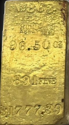 Calif. Gold Rush 6-pound ingot