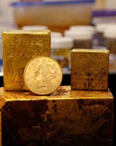 Coin and bars