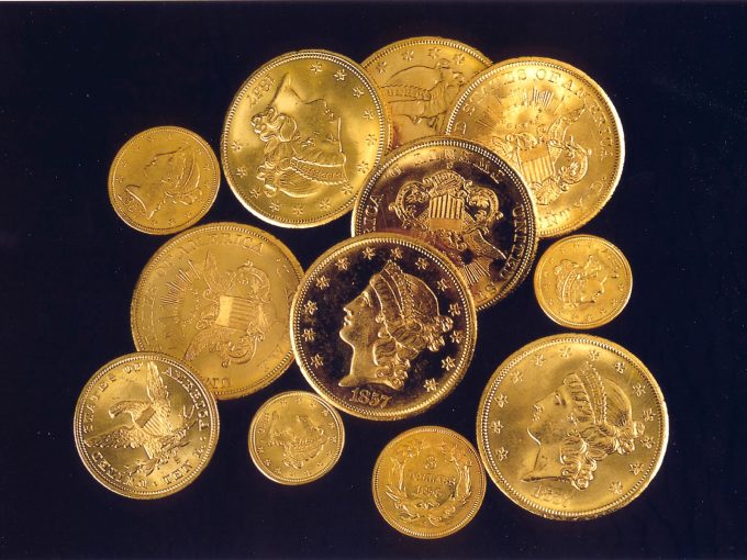 Examples of SS Central America coins