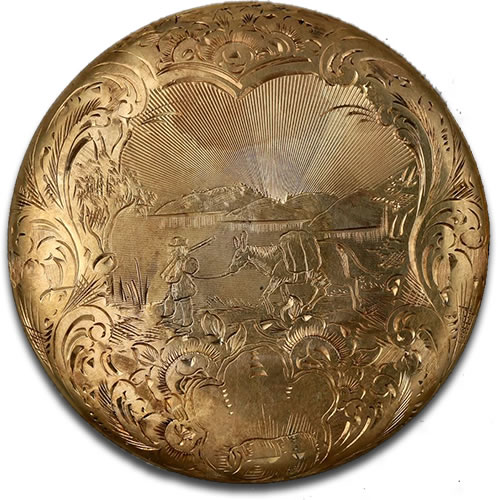 Calif. Gold Rush 6-pound ingot