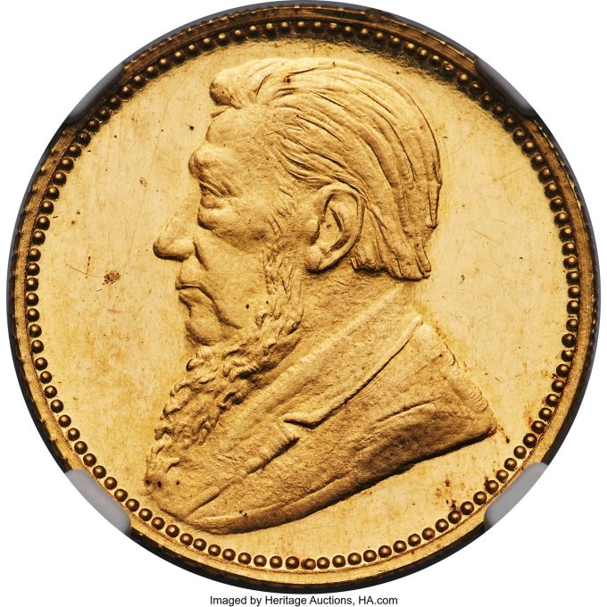 Republic gold Proof 6 Pence 1897 PR63 Cameo NGC