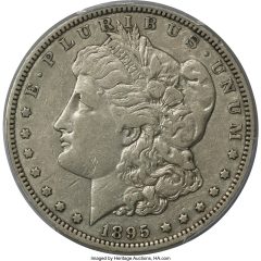 1895 $1 -- Graffiti -- PCGS Proof Genuine. VF Details. VAM-2