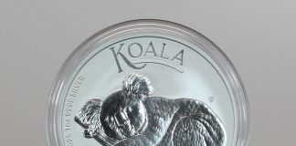 Australian Bullion Sales Mixed in August, Perth Mint Data Show 2025 Australian Koala1oz Silver Bullion Coin - Reverse