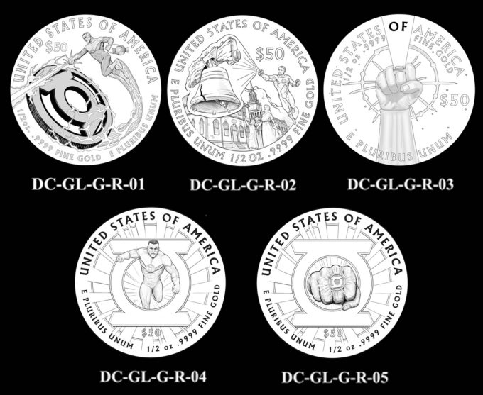 2026 Green Lantern Reverse Candidate Designs 1-5