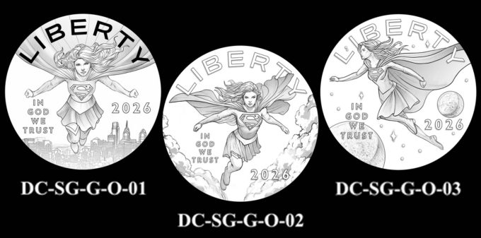 2026 Supergirl Obverse Candidate Designs