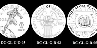 2026 Green Lantern Designs Recommended for U.S. Mint Coins and Medals Recommended designs for US Mint 2026 Green Lantern Coin