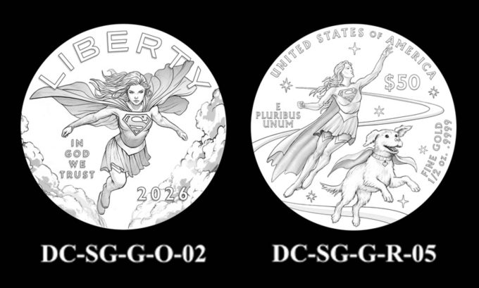 Recommended designs for US Mint 2026 Supergirl Coin
