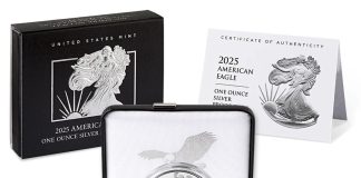 Final “S” Proof American Silver Eagle Released by U.S. Mint US Mint product image 2025-S Proof American Silver Eagle