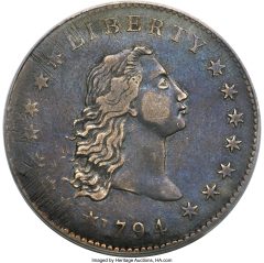 1794 B-1, BB-1 Flowing Hair Dollar