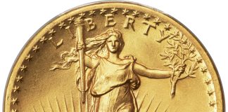 Heritage’s GACC U.S. Coins and Currency Auctions Realize $27.3 Million 1907 High Relief, Flat Rim Double Eagle, MS67 PCGS