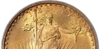 Heritage’s Nov. 13-14 U.S. Coins Sale Brims with Rare and High-End Gold 1908-S Double Eagle, MS67