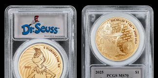 Dr. Seuss Grinch Gold Coin Shines in Rare Collectibles TV Exclusive 2025 Grinch Gold Coin