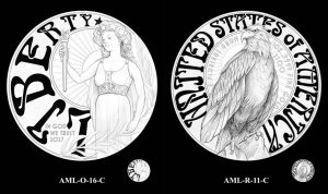 CCAC Recommended 2027 American Liberty Coin Designs - Obverse and Reverse