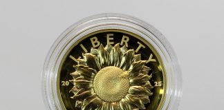 US Mint Sales: Navy Privy Silver Eagle Holds No. 1 Spot as Liberty Gold Coin Reopens CoinNews photo 2025-W $100 American Liberty Gold Coin