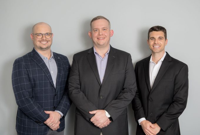 Devin Hipp, Keith Moon, and Kyle Honoré