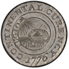 Example of 1776 Continental Currency coin