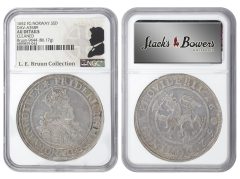Norway 1652 FG 3 Speciedaler graded NGC AU Details