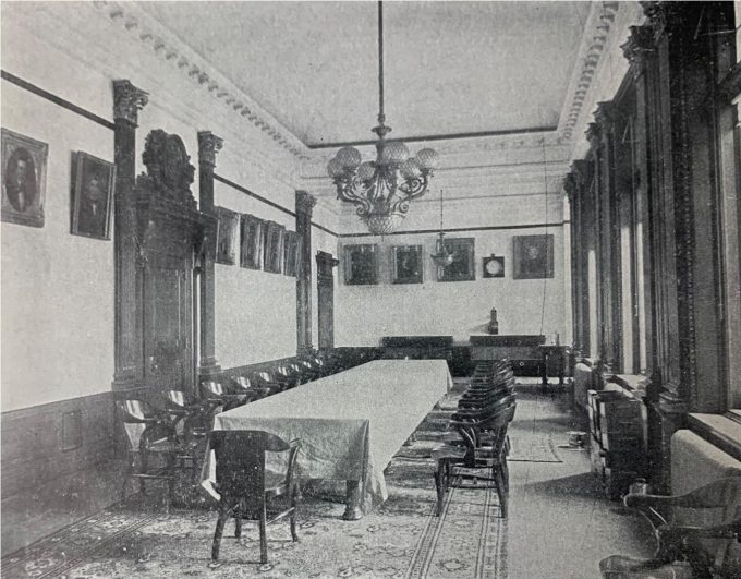 Philadelphia Mint chairs use in Assay Room