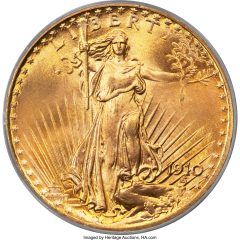 1910-S Double Eagle MS67