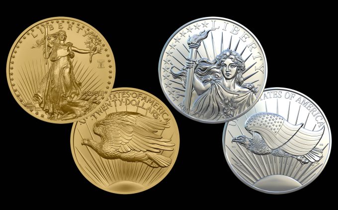 2025 1907 Saint-Gaudens Gold Coin and Silver Medal