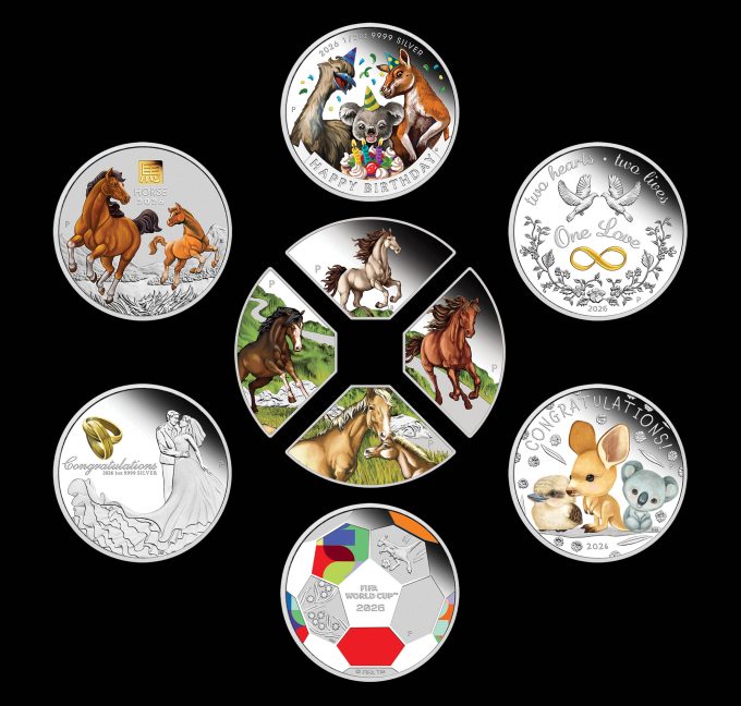 Perth Mint of Australia December-Released 2026 Coins