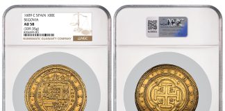NGSA Features NGC-certified World Coin Rarities in Nov. 24 Auction Spain 1609 C Segovia 100 Escudos
