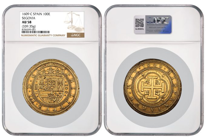 Spain 1609 C Segovia 100 Escudos