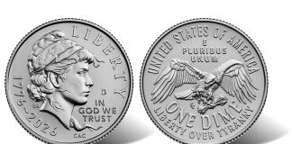 U.S. Mint Starts Shipping 1776 ~ 2026 Coins for Circulation 1776-2026 Semiquincentennial Dime