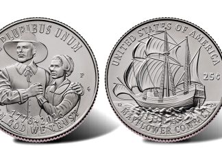 1776 ~ 2026 Semiquincentennial Mayflower Compact Quarter Enters Circulation 1776-2026 Semiquincentennial Mayflower Compact Quarter
