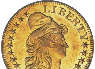Jacobson Collection of Early Half Eagles Set for Heritage’s Jan. 8 FUN Auction 1795 BD-13 Heraldic Eagle Five, MS62 PCGS HBJ-207