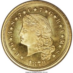 1879 Flowing Hair Stella, Judd-1635 PR67