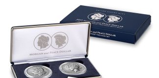 2025 Reverse Proof Morgan & Peace Silver Dollars Launch 2025-S Morgan and Peace Silver Dollar Reverse Proof Set
