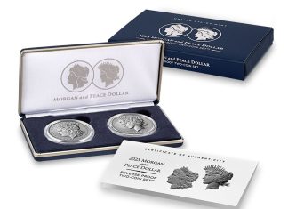 2025 Reverse Proof Morgan & Peace Silver Dollars Launch 2025-S Morgan and Peace Silver Dollar Reverse Proof Set