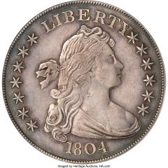 Adams-Carter 1804 Class III Draped Bust Dollar