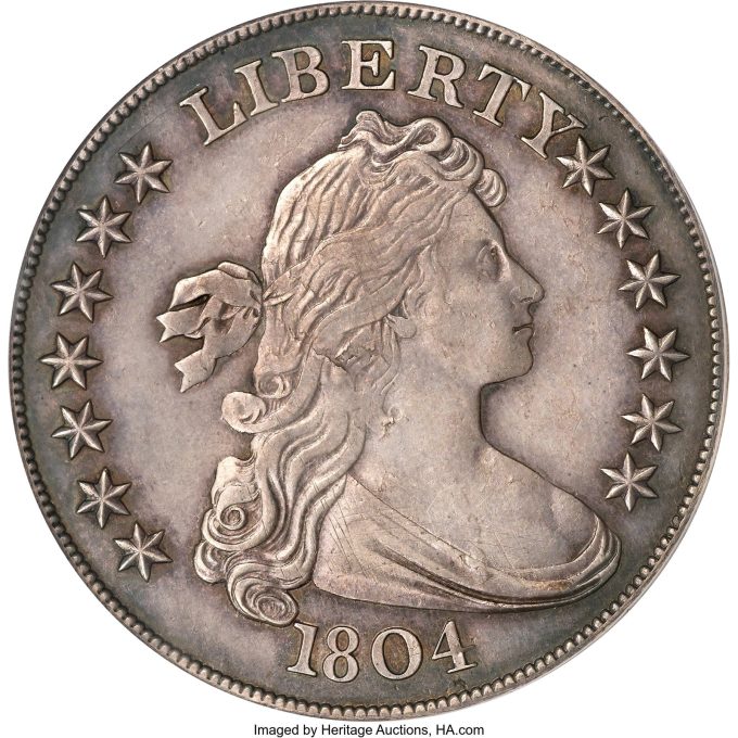 Adams-Carter 1804 Class III Draped Bust Dollar