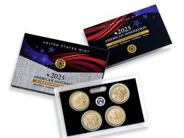 US Mint Releases Reverse Proof $1s for Innovations in AR, MI, FL and TX U.S. Mint image of the 2025 American Innovation $1 Coin Reverse Proof Set