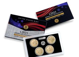 US Mint Releases Reverse Proof $1s for Innovations in AR, MI, FL and TX U.S. Mint image of the 2025 American Innovation $1 Coin Reverse Proof Set