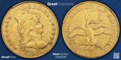 1798 Capped Bust Right Gold Half Eagle Small Eagle