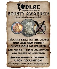 1801 and 1841 WANTED poster