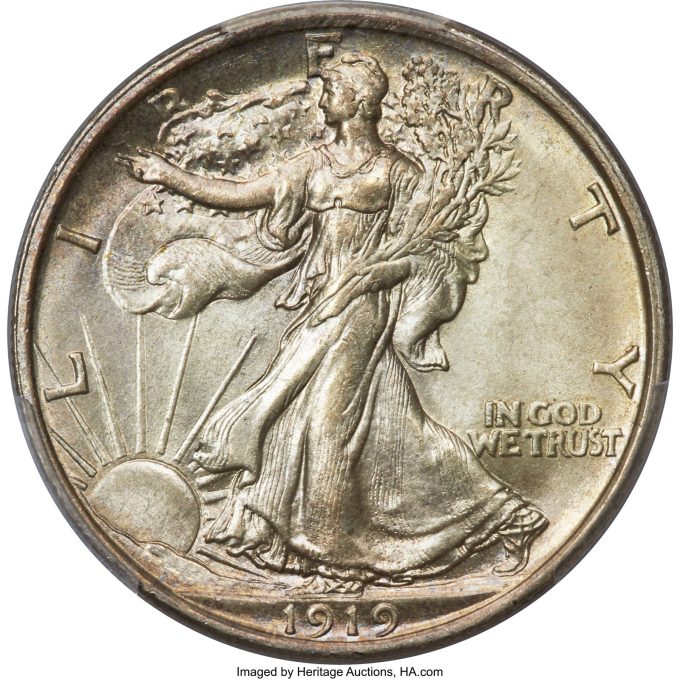 1919-D Walking Liberty Half Dollar