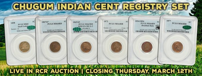 Chugum Indian Cent Collection Auction Highlights