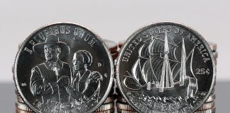 US Mint Sales: Mayflower Compact Quarters Sell Fast, Platinum Eagle Ranks Second CoinNews photo 1776-2026 Semiquincentennial Mayflower Compact Quarters